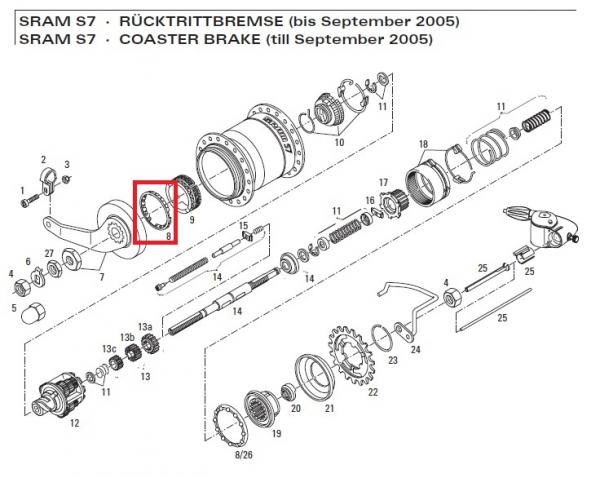 KUGELHALTER, SACHS T3, P5, S7, Ø 45,2 MM